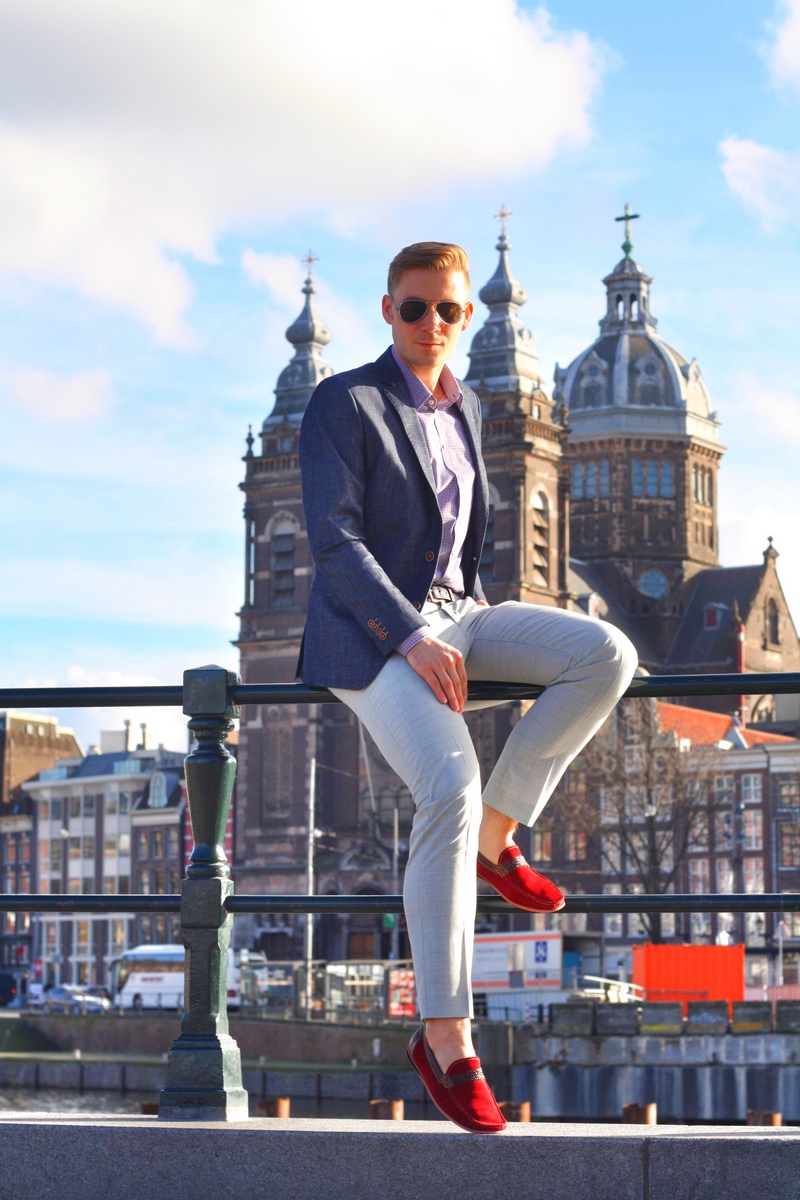 Amsterdam im Denim Blazer 7
