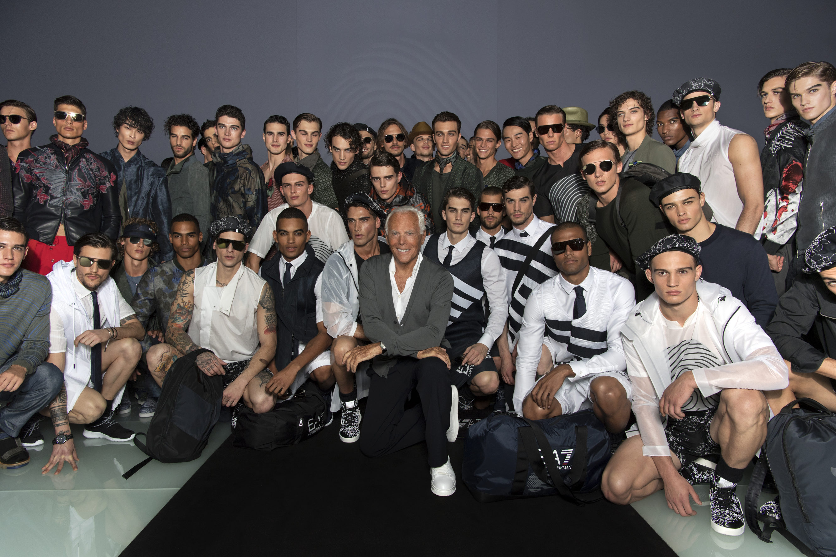 Emporio Armani Menswear SS17-18_ GA with models